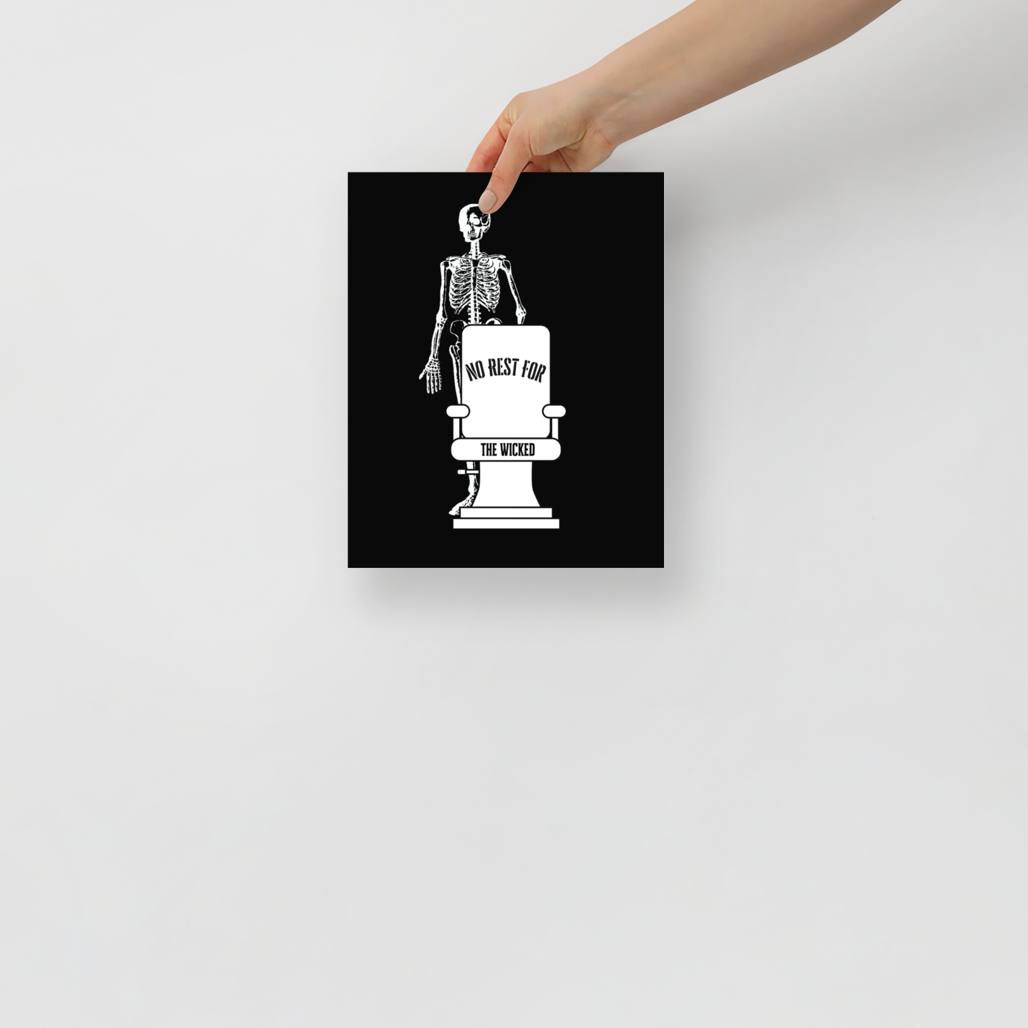 No Rest For The Wicked Salon Poster